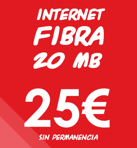 Internet Fibra 20MB 